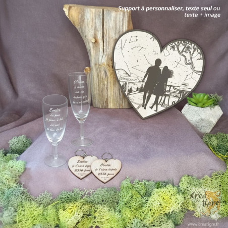 Coffret pour les amoureux à personnalisé
