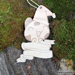 Décoration de Noël animaux personnalisé, chat