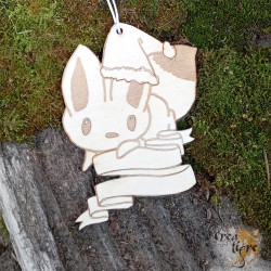 Décoration de Noël animaux personnalisé, renard