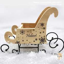 Luge de Noël personnalisé