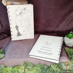carnet bois fantôme japonais