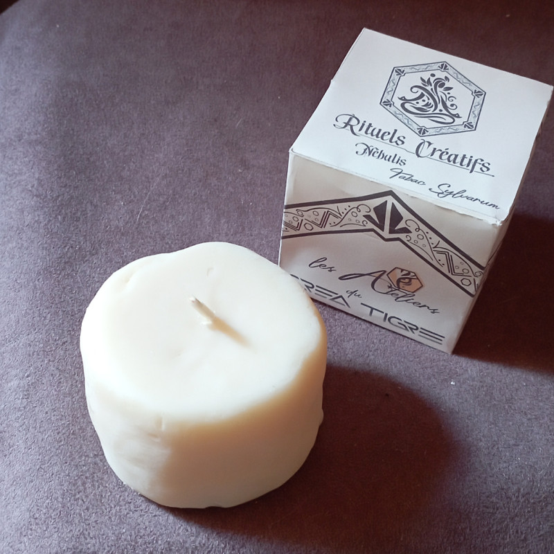 Bougie feuille de tabac artisanal