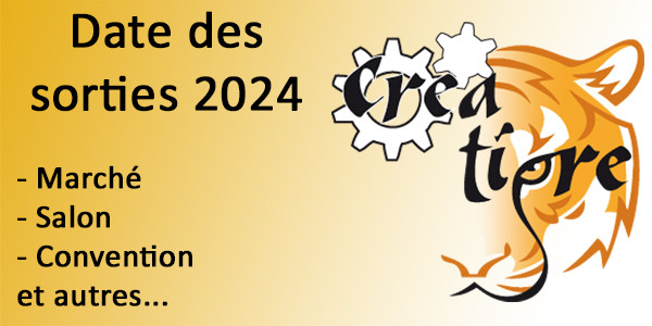 Date des sorties 2024 pour Creatigre