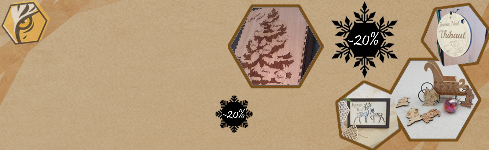 Comme chaque année, Creatigre vous offre son cadeau de Noël, une promo sur les supports à personnalisés